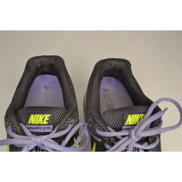 Nike Lunar Fly 3 TRL Women's 9 Gray Purple Running Shoes - Picture 9 of 12
